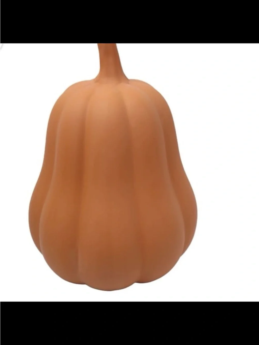 Jack-o'-Lantern Decoration, Terracotta, 10.25